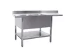 SARO Spülcenter 2 Becken rechts - B 1800 x T 700 mm Produktbild-Vorschau 2