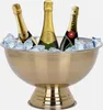 Coppa da champagne in acciaio inossidabile, oro lucido, Anteprima dell’immagine prodotto 2