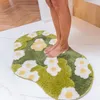 Badteppich - 60x100 cm - Grün - 3D-Effekt - Rutschfest - Produktbild-Vorschau 5