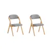 SoBuy Klappstuhl Holz gepolstert 2er Set Ergonomischer Produktbild-Vorschau 2