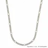 Silberkette Figarokette Länge 55cm - Breite 3,4mm - 925 Produktbild-Vorschau 3