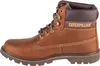 A side view of a brown Caterpillar work boot against a white background. Produktbild-Vorschau