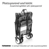 BigDean Bollerwagen faltbar belastbar bis 80kg – Produktbild-Vorschau 6