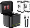 Caricabatterie a tre canali per Gopro Hero 13 Black Telesin Anteprima dell’immagine prodotto 1