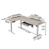 Biurko Radlove 160cm L-desk z elektryczną regulacją Podgląd zdjęcia produktu 2