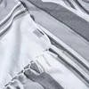 HOMESCAPES Tagesdecke Morocco, grau gestreift, 225 x 255 cm Produktbild-Vorschau 8