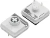 Two white mechanical keyboard switches are shown on a white background. Produktbild-Vorschau