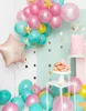 18"/Ø45cm Stern Folienballon "Happy Birthday" | Rosa Produktbild-Vorschau 5