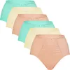 Celodoro Damen Taillenslip (6er Pack) Baumwoll-Slips Maxi Produktbild-Vorschau 1