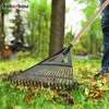 KOTARBAU® Hrábě na listí z plastu, 43 cm, s rukojetí, Náhled obrázku produktu 4