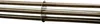 A close-up view of three metal heating elements held together by metal clamps. Produktbild-Vorschau