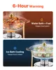 VEVOR Chauffe-plats Hot Pot Buffet avec 4 grands récipients Voir les images du produit 2