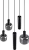 Lampada a sospensione MATARO nera-cromata 5xE27x10W in Anteprima dell’immagine prodotto 2
