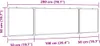 vidaXL Magnetisches Whiteboard Klappbar 200x50x1,7 cm Produktbild-Vorschau 7