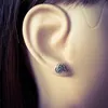 Ohrstecker 925 Sterling Silber mit Wolf Produktbild-Vorschau 2