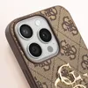 Guess 4G Big Metal Logo - pouzdro pro iPhone 15 Pro (hnědé) Náhled obrázku produktu 16