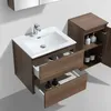 Waschtisch + Unterschrank 60cm montiert Nussbaum SIENA Produktbild-Vorschau 3