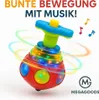 Kreisel Spielzeug leuchtend Musik bunt Outdoor Gyro Produktbild-Vorschau 2