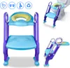 XINZI Kinder Toilettentrainer Toilettensitz mit Treppe Produktbild-Vorschau 1
