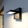 Lucande LED-Außenwandlampe Silvan, anthrazit, Sensor, IP54 Produktbild-Vorschau 2