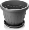 BigDean 3X Blumentopf mit Untersetzer rund ø50xH38 cm Produktbild-Vorschau 5