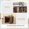 HOMCOM Table à manger pliante et extensible, table de Voir les images du produit 4