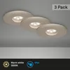 LED Einbauleuchten 3er Set IP44 1,8 W 3000K silber Produktbild-Vorschau 6