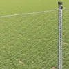 vidaXL Hexagonzaun Silber 1,4 x 25 m Verzinkter Stahl Produktbild-Vorschau 4
