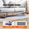 A manual carpet sweeper is shown being used under a sofa, with text highlighting its user-friendly design. Náhled obrázku produktu