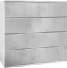 Vladon Kommode hängend Pavos V3, Sideboard mit 4 Schubladen Produktbild-Vorschau 1