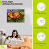 ARTland Leinwandbild Mohnblumen I Größe: 40x30 cm Produktbild-Vorschau 3