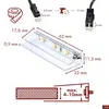kalb | LED Glaskantenbeleuchtung Clip Set 3000K/5000K Produktbild-Vorschau 5