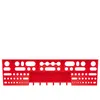A red tool organizer with many slots for screwdrivers and drills, shown against a white background. Anteprima dell’immagine prodotto