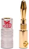 14x Bananenstecker Bananas 24K vergoldet NAUC High End Produktbild-Vorschau 3