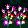 Solarleuchten Outdoor Garten,[4er Pack]Solar Lily Flower Produktbild-Vorschau 2