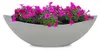 Große ovale Pflanzschale Jardiniere 39 cm in Stein-Optik Produktbild-Vorschau 1
