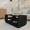 vidaXL Tavolino nero 102x55x43 cm Materiale ligneo Anteprima dell’immagine prodotto 3