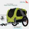 DOGGYHUT® Premium MEDIUM remorque à vélo 2en1 pour chien et Voir les images du produit 4
