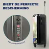 MuchoWow® Koffer Handgepäck Trolley Rollkoffer Kleine Produktbild-Vorschau 3