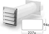 Naber Klima-E flow 150 Mauerkasten, weiß/Edelstahl  - Produktbild-Vorschau 5