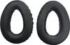 Two black ear pads for headphones are shown against a white background. Produktbild-Vorschau