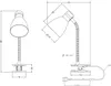Klemmlampe HARVEY Höhe 36cm Schwarz Produktbild-Vorschau 4