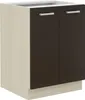 A studio shot of a two-door base cabinet with a plinth. Podgląd zdjęcia produktu