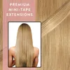 hair2heart Premium Mini Tape Extensions Echthaar - 12 Tapes Produktbild-Vorschau 2