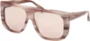 Max Mara Sonnenbrille MM0073 20E 60 Damen Creme Produktbild-Vorschau 7
