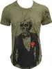 Brandneu Designer T-Shirt CARISMA Khaki Skull Motiv CRM4447 Produktbild-Vorschau 1