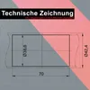 PRIOstahl Rohrverbinder, Edelstahl V2A, Ø 42 4mm, für Produktbild-Vorschau 2