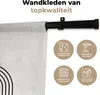 MuchoWow® Wandteppich Wandbehang Kunst - Bogen - Schwarz - Produktbild-Vorschau 3
