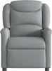 relaxačné kreslo vidaXL Light Grey Fabric Náhľad obrázku produktu 3