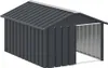 vidaXL Cuccia per cani antracite 116,5x153x81,5 cm Acciaio Anteprima dell’immagine prodotto 6